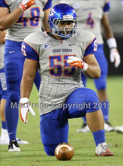 Thumbnail 2 in Bishop Gorman vs. Chaparral (Sollenberger Classic) photogallery.