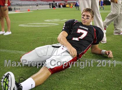 Thumbnail 3 in Bishop Gorman vs. Chaparral (Sollenberger Classic) photogallery.