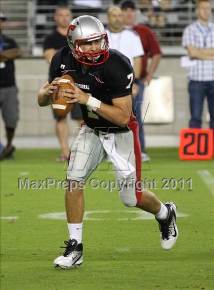 Thumbnail 3 in Bishop Gorman vs. Chaparral (Sollenberger Classic) photogallery.