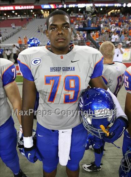 Thumbnail 3 in Bishop Gorman vs. Chaparral (Sollenberger Classic) photogallery.