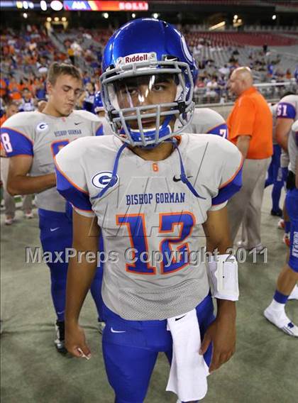 Thumbnail 2 in Bishop Gorman vs. Chaparral (Sollenberger Classic) photogallery.