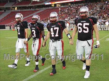 Thumbnail 1 in Bishop Gorman vs. Chaparral (Sollenberger Classic) photogallery.