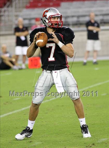 Thumbnail 3 in Bishop Gorman vs. Chaparral (Sollenberger Classic) photogallery.