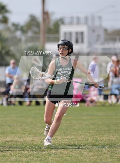 Thumbnail 1 in Cardinal Mooney vs Tampa Catholic (Lax Against Leukemia) photogallery.