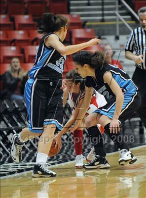 Thumbnail 2 in Calvin Christian vs. Escondido Adventist Academy (CIF SDS D5 Final) photogallery.