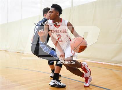 Thumbnail 2 in Riverside Academy vs South Plaquemines (Country Day Cajun Holiday Classic) photogallery.