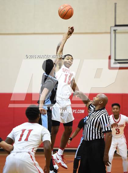 Thumbnail 1 in Riverside Academy vs South Plaquemines (Country Day Cajun Holiday Classic) photogallery.