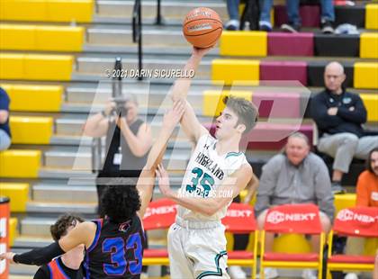 Thumbnail 1 in Highland vs. Centennial (Hoophall West Tournament) photogallery.