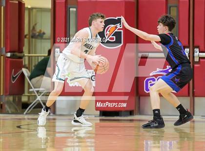 Thumbnail 1 in Highland vs. Centennial (Hoophall West Tournament) photogallery.