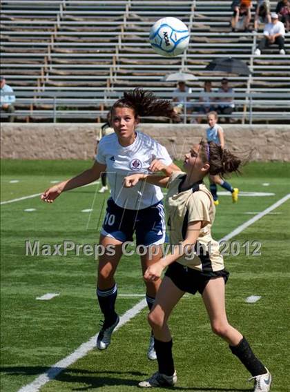 Thumbnail 1 in Trinity Prep vs. Millennium (CIF SJS D7 Final) photogallery.