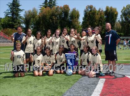 Thumbnail 1 in Trinity Prep vs. Millennium (CIF SJS D7 Final) photogallery.