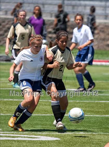 Thumbnail 3 in Trinity Prep vs. Millennium (CIF SJS D7 Final) photogallery.