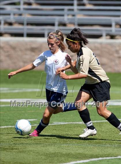Thumbnail 1 in Trinity Prep vs. Millennium (CIF SJS D7 Final) photogallery.