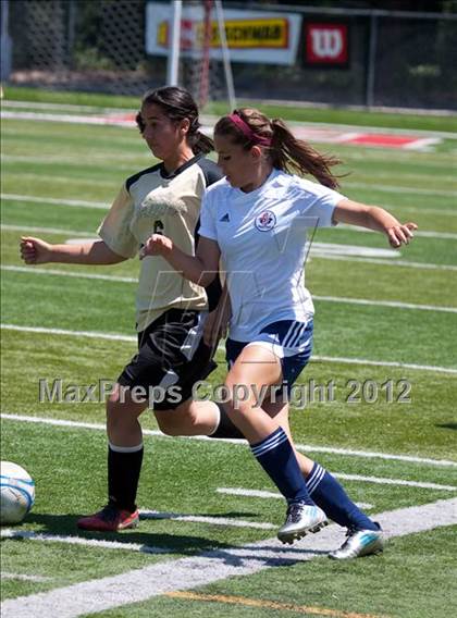 Thumbnail 2 in Trinity Prep vs. Millennium (CIF SJS D7 Final) photogallery.