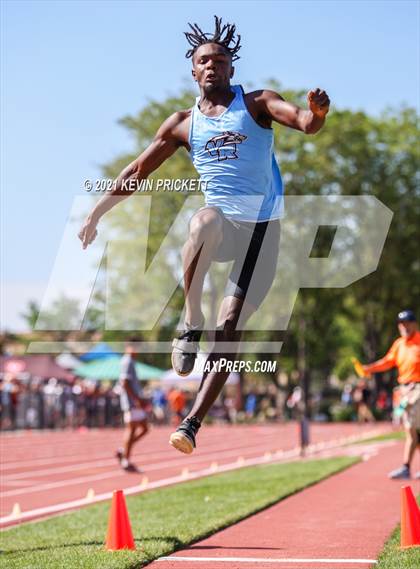 Thumbnail 2 in CHSAA Track & Field 5A Championships (Boys Long Jump) photogallery.
