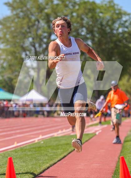 Thumbnail 3 in CHSAA Track & Field 5A Championships (Boys Long Jump) photogallery.