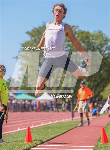 Thumbnail 2 in CHSAA Track & Field 5A Championships (Boys Long Jump) photogallery.