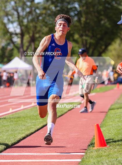 Thumbnail 2 in CHSAA Track & Field 5A Championships (Boys Long Jump) photogallery.