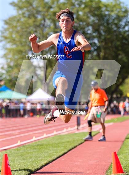 Thumbnail 3 in CHSAA Track & Field 5A Championships (Boys Long Jump) photogallery.