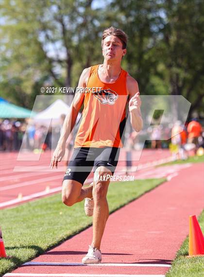 Thumbnail 2 in CHSAA Track & Field 5A Championships (Boys Long Jump) photogallery.
