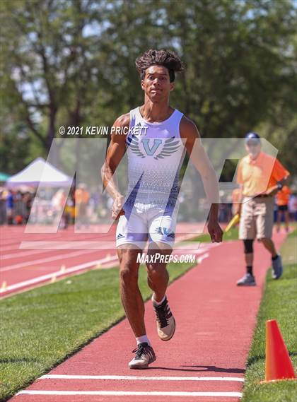 Thumbnail 3 in CHSAA Track & Field 5A Championships (Boys Long Jump) photogallery.