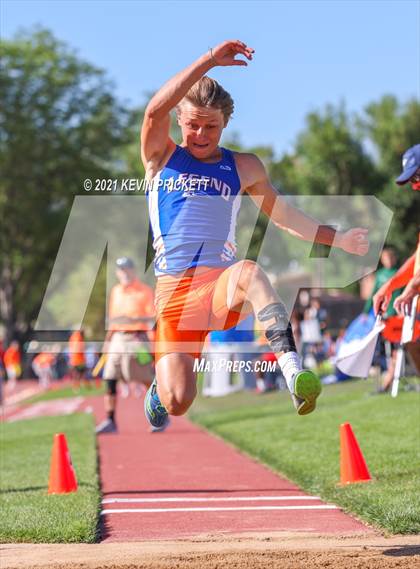 Thumbnail 2 in CHSAA Track & Field 5A Championships (Boys Long Jump) photogallery.