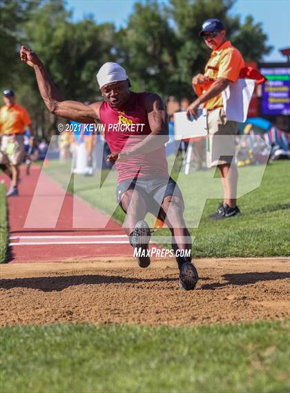 Thumbnail 2 in CHSAA Track & Field 5A Championships (Boys Long Jump) photogallery.