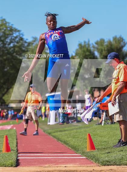 Thumbnail 1 in CHSAA Track & Field 5A Championships (Boys Long Jump) photogallery.