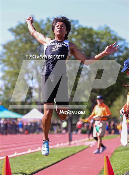 Thumbnail 2 in CHSAA Track & Field 5A Championships (Boys Long Jump) photogallery.
