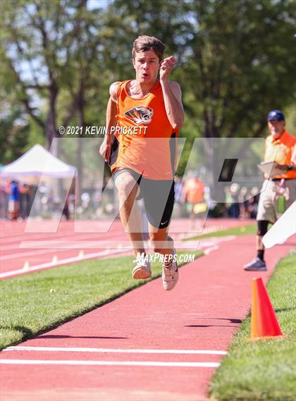 Thumbnail 3 in CHSAA Track & Field 5A Championships (Boys Long Jump) photogallery.