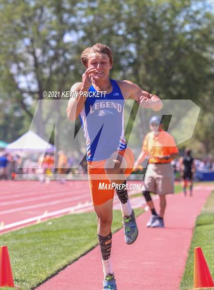 Thumbnail 2 in CHSAA Track & Field 5A Championships (Boys Long Jump) photogallery.