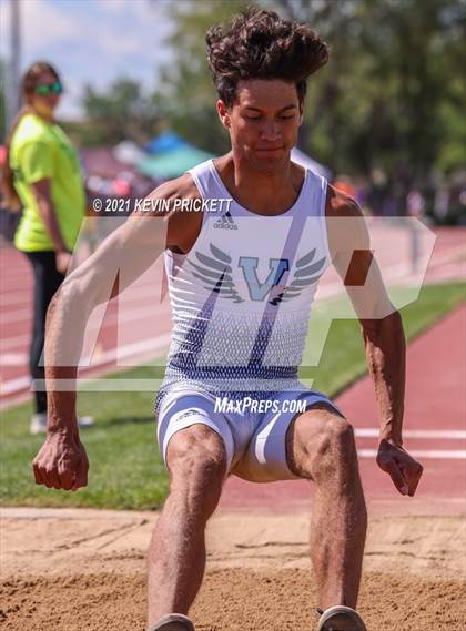 Thumbnail 3 in CHSAA Track & Field 5A Championships (Boys Long Jump) photogallery.