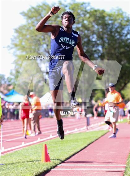 Thumbnail 2 in CHSAA Track & Field 5A Championships (Boys Long Jump) photogallery.