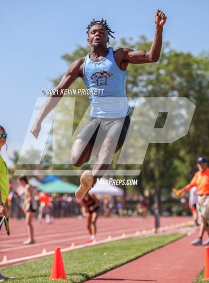 Thumbnail 1 in CHSAA Track & Field 5A Championships (Boys Long Jump) photogallery.