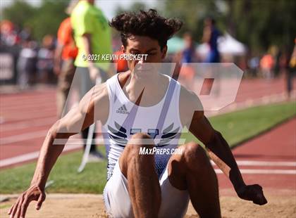Thumbnail 2 in CHSAA Track & Field 5A Championships (Boys Long Jump) photogallery.