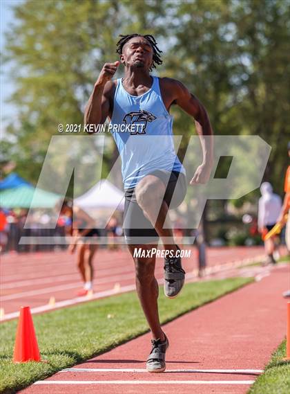 Thumbnail 3 in CHSAA Track & Field 5A Championships (Boys Long Jump) photogallery.