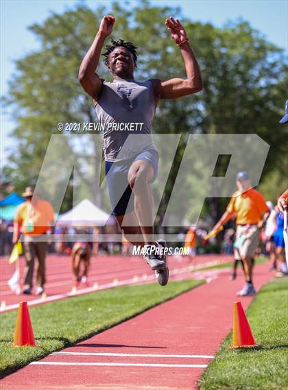 Thumbnail 2 in CHSAA Track & Field 5A Championships (Boys Long Jump) photogallery.