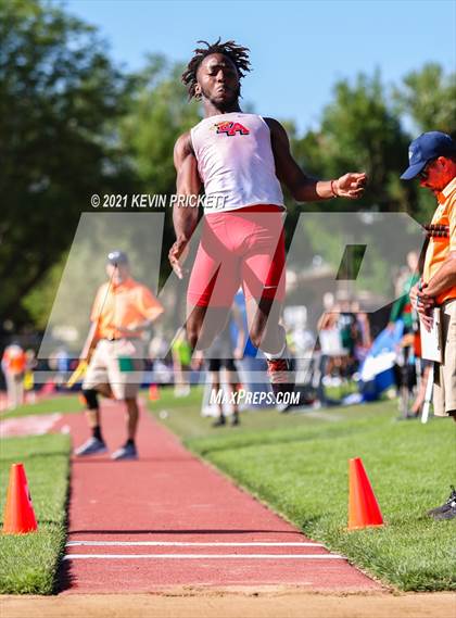 Thumbnail 3 in CHSAA Track & Field 5A Championships (Boys Long Jump) photogallery.