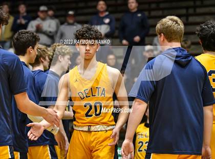 Thumbnail 3 in Delta vs. Centerville (IHSAA 3A Sec 24 Semifinal) photogallery.