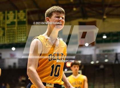 Thumbnail 2 in Delta vs. Centerville (IHSAA 3A Sec 24 Semifinal) photogallery.