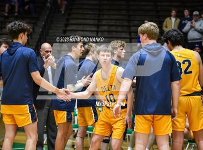 Thumbnail 3 in Delta vs. Centerville (IHSAA 3A Sec 24 Semifinal) photogallery.