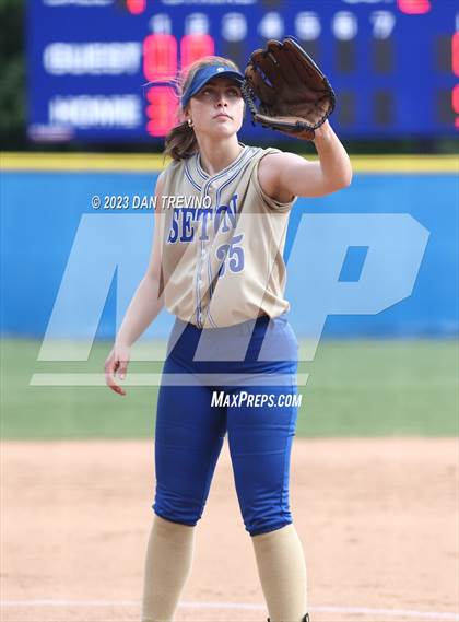 Thumbnail 1 in Seton vs Atlantic Shores Christian (VISAA D2 State Quarterfinal) photogallery.