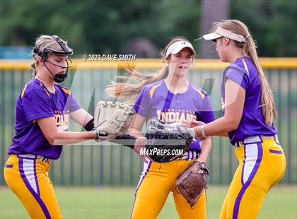 Thumbnail 3 in Indianola vs Marion (Xavier Softball Classic) photogallery.