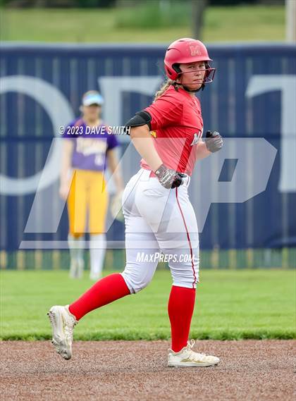 Thumbnail 1 in Indianola vs Marion (Xavier Softball Classic) photogallery.