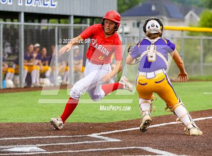 Thumbnail 3 in Indianola vs Marion (Xavier Softball Classic) photogallery.