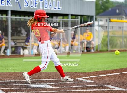 Thumbnail 3 in Indianola vs Marion (Xavier Softball Classic) photogallery.