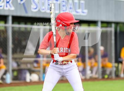 Thumbnail 3 in Indianola vs Marion (Xavier Softball Classic) photogallery.