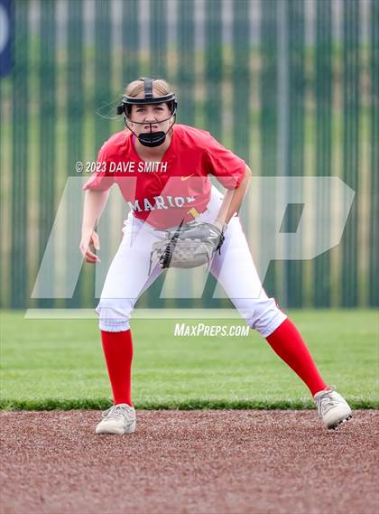 Thumbnail 2 in Indianola vs Marion (Xavier Softball Classic) photogallery.
