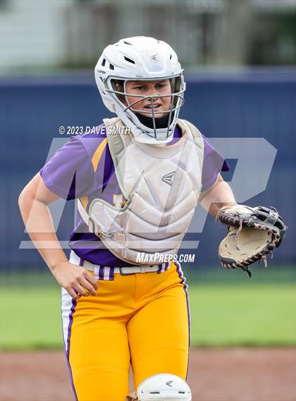 Thumbnail 3 in Indianola vs Marion (Xavier Softball Classic) photogallery.