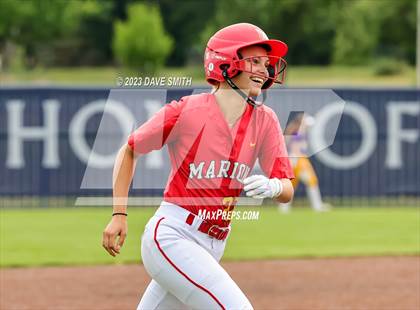 Thumbnail 3 in Indianola vs Marion (Xavier Softball Classic) photogallery.